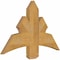 Ekena Millwork Davenport Rough Sawn Timber Gable Bracket, Western Red Cedar, 36"W x 23"H x 2"D x 6"F, 15/12 Pitch GBW036X23X0206DAV00RWR - alternate 3
